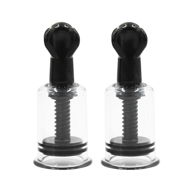 1 Pair Nipple Enlargement Sucker Suction Cupping Vacuum No Pump Body Therapy BDSM Adult Game Sex Toys for Women