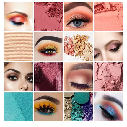 40 Colors Eyeshadow Palette Matte Glitter Pearlescent Powder Shimmer Shine Nude Eye Pigments Make Up Palette Set Cosmetics