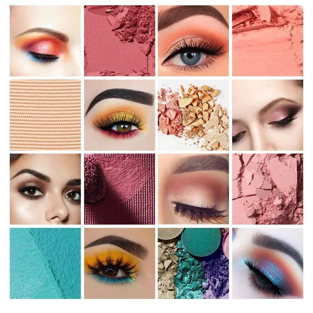 40 Colors Eyeshadow Palette Matte Glitter Pearlescent Powder Shimmer Shine Nude Eye Pigments Makeup Palette Set Cosmetics