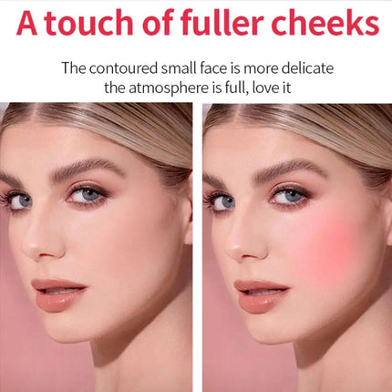 4pcs Original Jelly Blush Stick Milk Makeup Lasting Brightens Facial Cheek Stick Moisturizing Flash Lip Gloss Lip Gloss Face