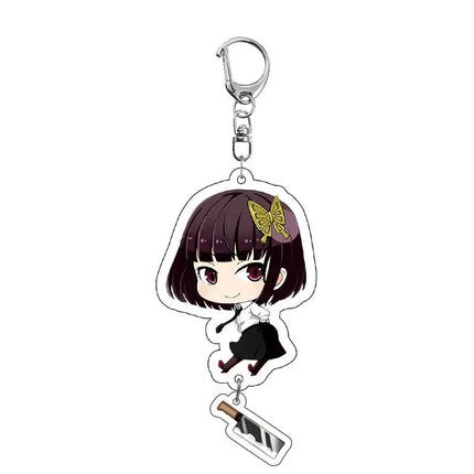 Cute Anime Figure Dazai Osamu Kunikida Doppo Edogawa Rampo Nakajima Atsushi Key Ring Fashion Acrylic Key Chain Plate Fans Gift