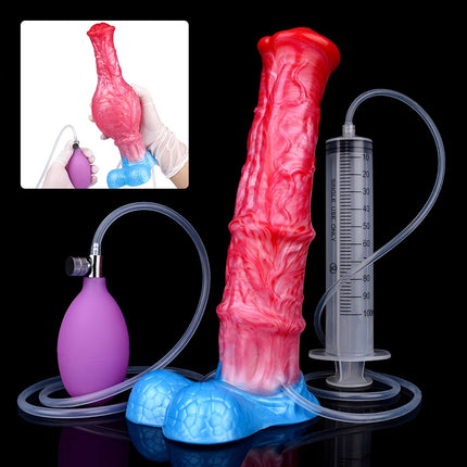 NNSX Inflatable Knot Anal Plug Expandable Butt Plug Silicone Massager Sex Toys for Women Men Squirting Horse Dildo Anal Dildo