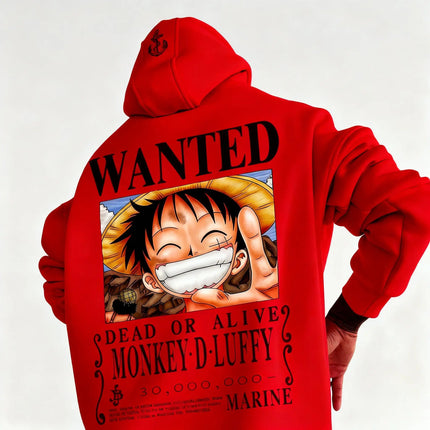 Autumn Fashion One Piece Luffy Anime Print Hoodie Men Women Streetwear Casual Cosplay Pullover Sweatshirt Long Sleeves Jacket