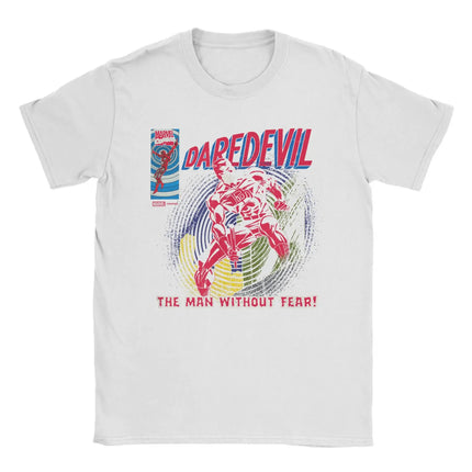 Marvel Genuine  Funny Daredevil Legacy Comic Cover T-Shirt Men's O-Neck T-Shirt TV Series Short Sleeve T-Shirt MerchJacket