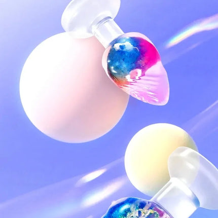 Liquid Silicone Anal Plug Smooth Soft Easy To Clean Anus Plug Rainbow Jelly Butt Plug Dildos Adult Sex Toys Couples Adults Game