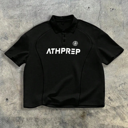The new men's short-sleeved POLO shirt for summer 2025 is casual fashionable and soft with 3D letter pattern printing