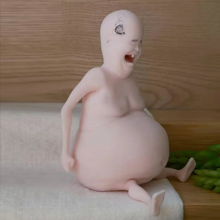 Rene Themugly Doll - Squishy and Deformable Funny Toy for Stress Relief! Perfect for Kids & Adults for Instant Smiles. While Sup
