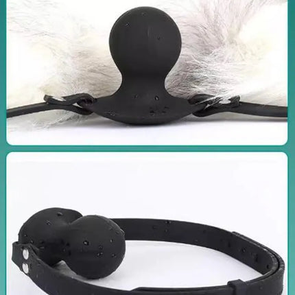 Built in Ball Gag silicone Mouth Plug Electric Shock Open Mouth Gag Bdsm Slave Fetish Dilatation Ball Oral Sex Toys For Couple18