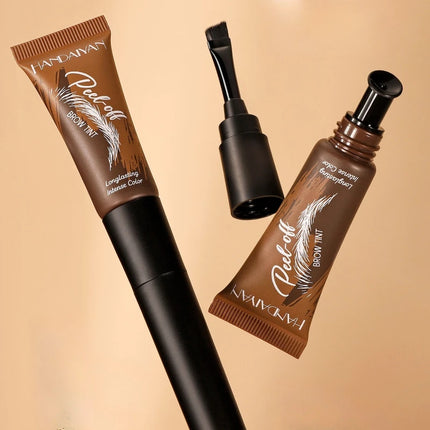 5 Colors Peel Off Eyebrow Gel Semi Permanent Brow Tint Waterproof Lasting Tattoo Peel Off Eyebrow Gel Tint Natural Brows Makeup