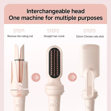 Automatic Curling Iron Negative Ion Hair Care Fast Heating Smart Temperature Control Anti Tangle Hair Styling Wand Salon Tool