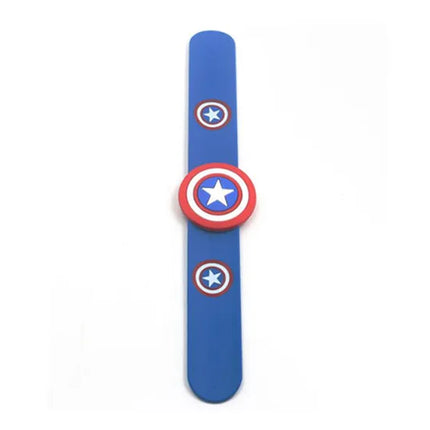 1 Pc Cartoon Silicone Wristband Super Hero Action Figures Theme Automatic Bending Fitting Kid Gift Toy
