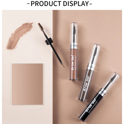 HANDAIYAN Eyebrow Tattoo Gel Semi-permanent Waterproof Lasting Eye Brow Tint Dye Black Brown Eyebrow Dyeing Cream Women Makeup