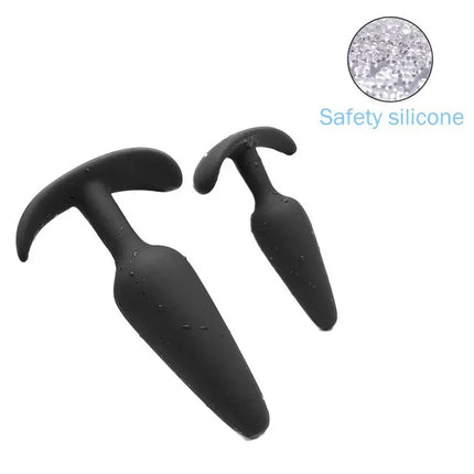 100% Soft Silicone 3 Sizes Anal Plug Butt Plug Stimulator Massager Adults Sex Toy for Men/Women Unisex Gay Prostate Anal Trainer