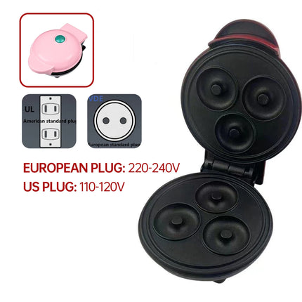 Portable Mini Cake Machine Heating Block Easy to Clean Breakfast Machine Suitable for Kitchen and Home