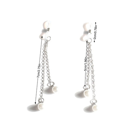✰✪1 Pair Sexy Vintage Pearl Pendant Nipple Clip Chest Chain Suitable For Wearing At Nightclubs Parties And Valentine's Day