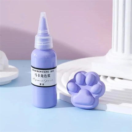 50g/Jar Paste Pigment Epoxy Resin UV Glue Colorant Dye Makaron Pigment DIY Epoxy Resin Mold Jewelry Making Art Paste Dye Gadget