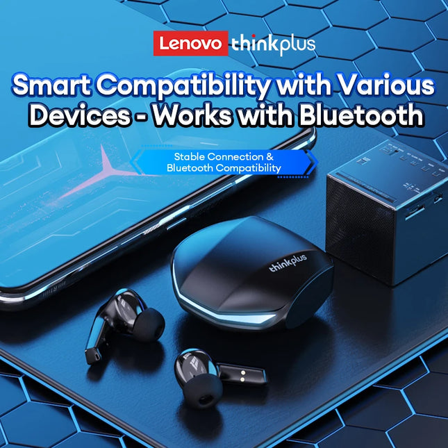 Lenovo GM2 Pro TWS Wireless HIFI Stereo Headset Low Latency Headphones Gaming Music Dual Mode Earbuds Music Sport Headset