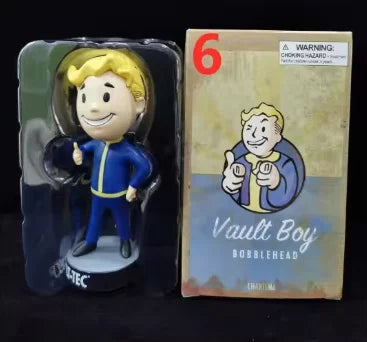 Anime Bobblehead Cute Vault Boy Full Set Action Figure Toys Collection Model Doll Desktop Ornament Display Boy Gifts