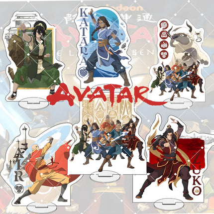 Avatar The Last Airbender 15cm Acrylic Stand Figure Aang Zuko Toph Katara New Collectible Decor keychain