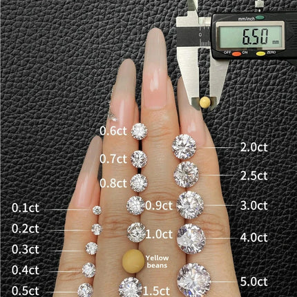 Messi Jewelry With IGI GIA Certificate Lab Grown Diamonds 0.3ct 0.5ct 0.6ct 0.8ct 1ct 1.5ct 2ct 3ct CVD HPHT Created Diamond