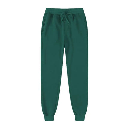 2026 Men's New Casual Sports Pants Fashion Solid Color Loose Pants Street Wear Autumn/Winter Slow Running Fitness Pants