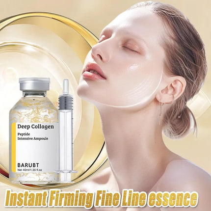 Korean Silk Collagen Peptide Ampoule Face Serum Set Anti-Wrinkle Firming Serum Lifting Moisturizer for Sagging Skin Care 40/50ml