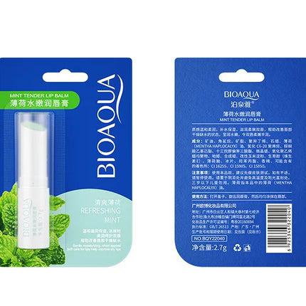 BIOAQUA Natural Fruits Lip Balm Moisturizing Jelly Nourishing Skin Care Lipstick Non-Stick Long-lasting Lips Care Cosmetics