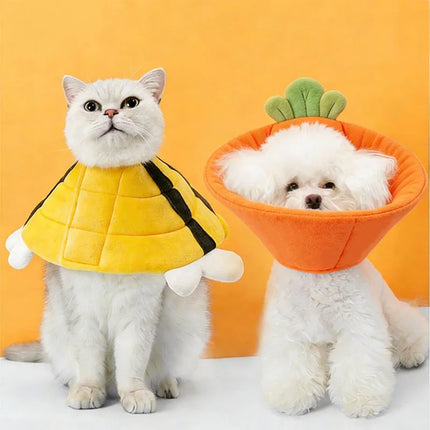 Pet Elizabeth Collar Cat Post-operative Anti-licking And Anti-biting Protective Head Cover Dog Soft Neck Collar Protective Gear