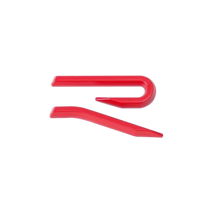 3D Metal R Logo Sticker Car Rear Trunk Body Emblem Sticker For VW Golf 5 6 7 MK7 MK6 Polo Jetta Scirocco Beetle Passat Tiguan