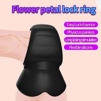 Couple Shock Delay Liquid Silicone Egg Lock Rings Adult Male Penis Lock Ring Shockproof Egg Lock Ring for Enhanced Pleasure