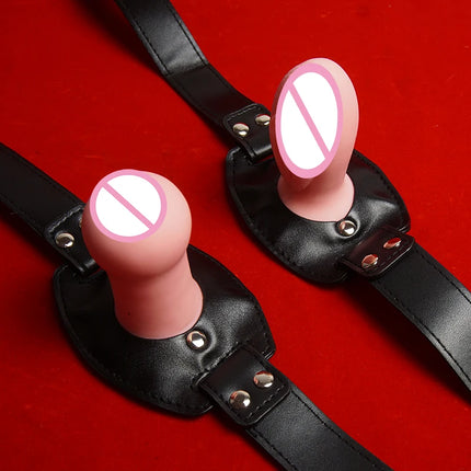 Silicone Mouth Gag for Bdsm Play,Role Play Bondage Restraints,Face Covering Gags,Sex Toys for Couples,Adult Games