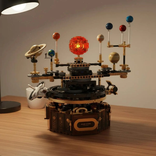 Electronic Building Blocks Electric Space Station Building Set Space Station Block Set STEM Learning Easy Assembly for Children
