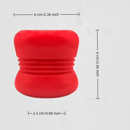 1Pcs Portable Male Silicone Pocket Stroker Cup Flexible Ribbed Outer Design Compact Reusable Personal Pleasure Toy For Travel