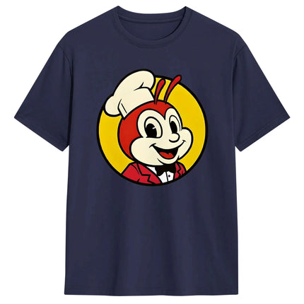 Couple T-Shirt J-Jollibee Bee Mascot  T Shirts Hippie  Summer Tees Vintage 100% Cotton Clothes Gift Idea
