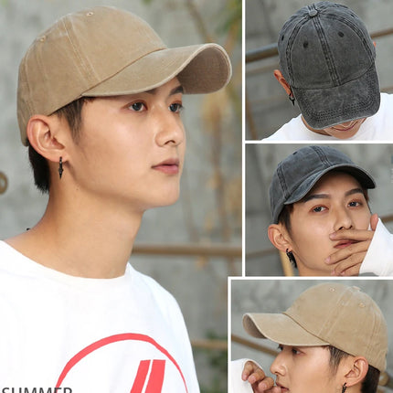 Custom Baseball Caps Men Women Vintage Dad Hat Embroidery or Print DIY Team Logo Snapback Cap Hip Hop Hat Adjustable Trucker Hat