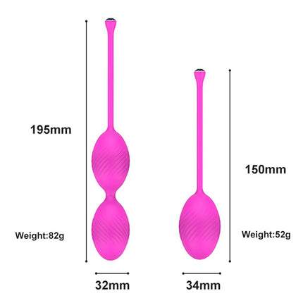 Set Safe Silicone Kegel Ball Vagina Bulb Private Tighten Exercise Machine Sex Toy For Women Masturbation Kegel Weights Adult Toy