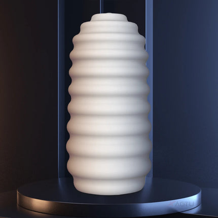 Manual Sucking Extrusion Male Masturbators, Portable Transparent Pocket Pussy Stroker Vagina Textured Blowjob Machine Toys Penis