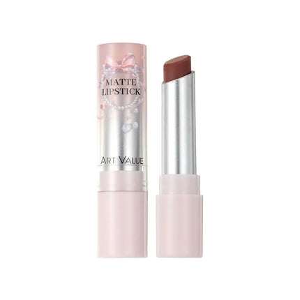 Moisturizing Velvet Matte Lipstick Mousse Long-lasting Waterproof Lightweight Natural Warm Brown Toned Lip Tint Makeup