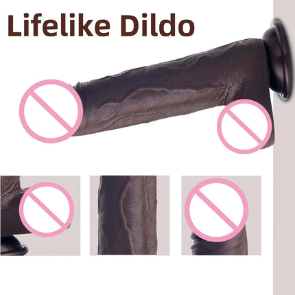 Thrusting Big Dick Realistic Dildo Vibrator for Women Telescopic Vibrating Heating Penis Vibrators Anal Plug Adult 18+ Sex Toys