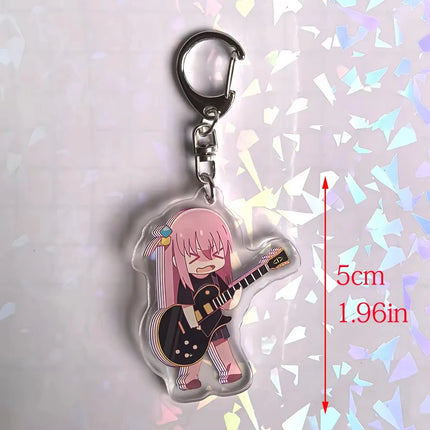 BOCCHI THE ROCK Anime Cosplay Keychain Badge Accessories Gotoh Hitori Yamada Ryo Cosplay Christmas Halloween Pendant Prop Gift