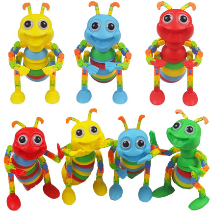 Children's toys 3D color sensory slugs stress relieving toys creative twist caterpillar ant toys anxiety stress relieving  toys