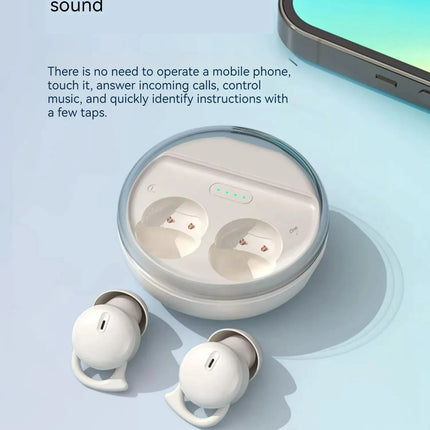 New Q26 Sleep Headphones Mini Small Wireless Bluetooth Earphones Noise Reduction Headset In-Ear Invisible Sleeping Earbuds Gifts