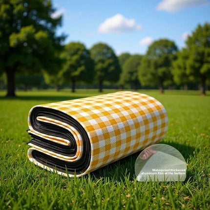 Picnic mat - three-layer thick outdoor camping tent floor mat - spring outing seat mat - waterproof lawn mat