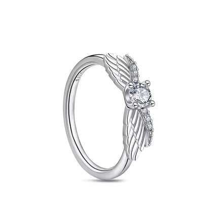 2025 New 925 Sterling Silver Shiny Classic Square Crown Heart-shaped Ring Exquisite Luxury Charm Jewelry Holiday Surprise Gifts