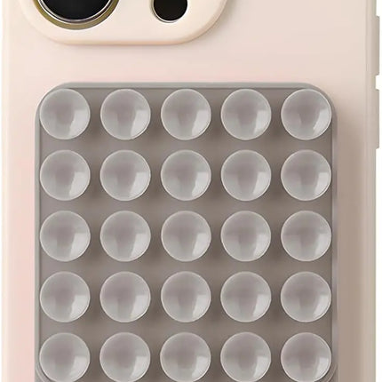 Silicone Suction Phone Mount Mirror Shower Phone Holder Foldable Adhesive Smartphones Accessory For Selfies And Videos