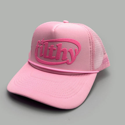 Color Block filthy Letters Baseball Hats New Unisex Sunshade Color Block Breathable Personal Versatile Mesh Fashion Trucker Caps