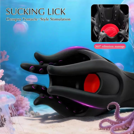 Penis Trainer Vibrator Male Portable Glans Oral Stimulator Tongue Licking Massager Delay Ejaculation Masturbator Sex Toy for Men