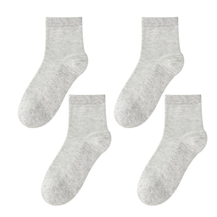 Children's Pure Cotton Mesh Boneless Summer Thin Ankle Socks OEKO-TEX Certified Safe for Kids Boys and Girls for School and Home