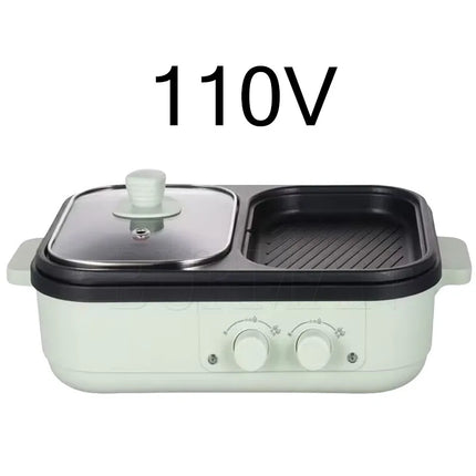Household Grill Hot Pot Machine Electric Cooking Pot Barbecue Machine Electrique Pour
