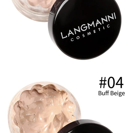 Full Coverage Liquid Concealer Waterproof Foundation Makeup Base Long Lasting Cream for Dark Circles Acne Natural Matte
